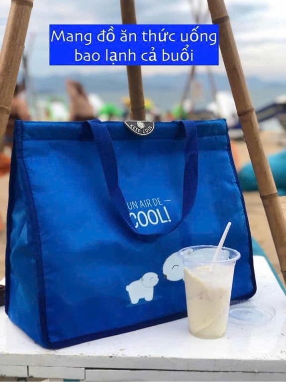 Túi giữ nhiệt size đại kích thước 30cm x 40cm hàng xuất Nhật siêu xịn