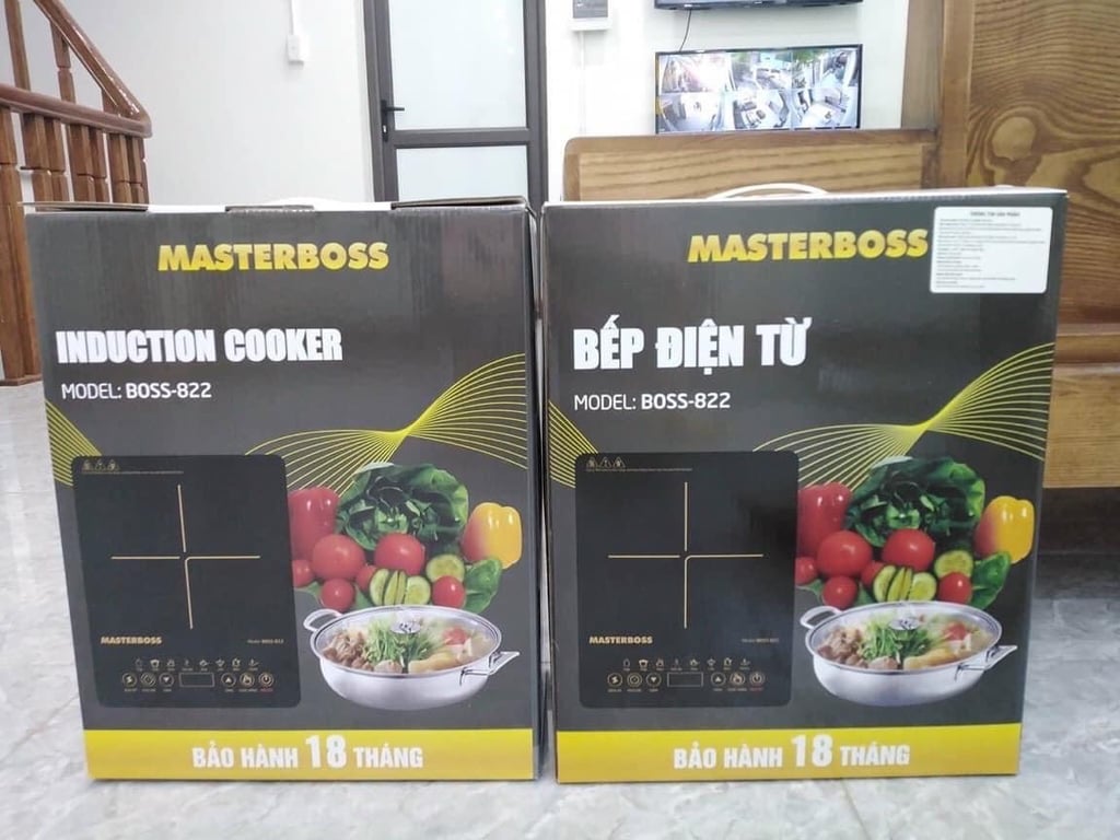 BẾP TỪ ĐƠN MASTER BOSS 822 CÓ TẶNG NỒI