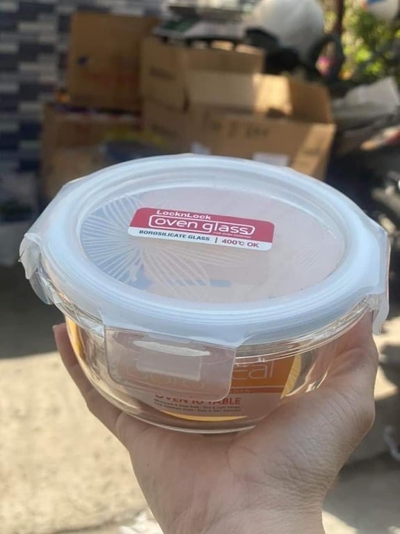 Hộp thuỷ tinh Lock&Lock tròn 400ml