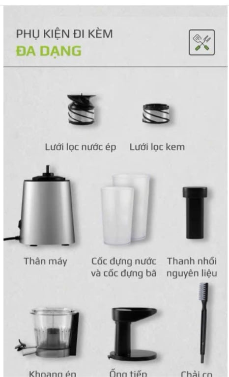 MÁY ÉP CHẬM OLIVO SJ 210