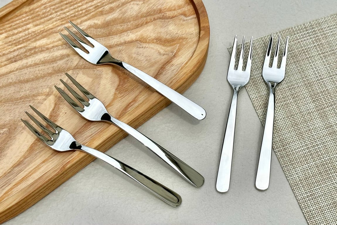 Set 5 Dĩa inox hãng Royal Van Kempen