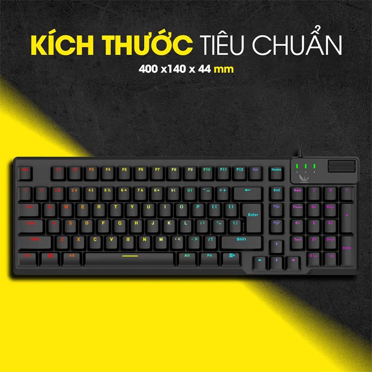 Bàn Phím Gaming Có Dây  Zadez G-850K - Màu Đen Gen 2