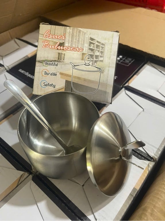 Set 3 hũ đựng inox