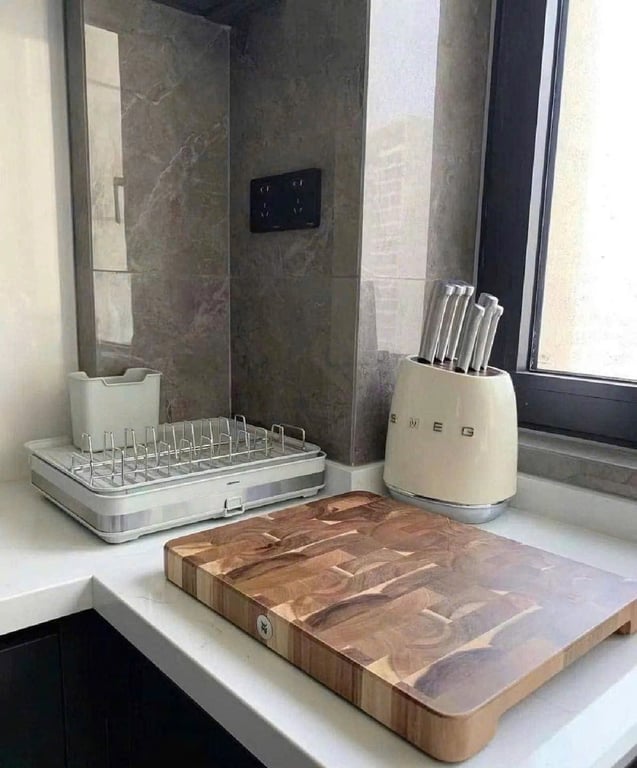 Thớt gỗ đặc WMF Fortenberg siêu hiếm – hàng Đức, dày chắc, chặt hay thái đều mê