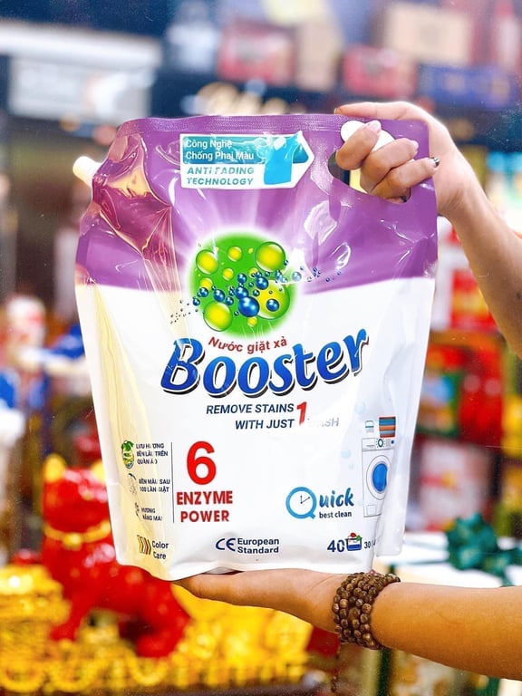 1 thùng Nước giặt booster 3.2kg/túi * 4 túi