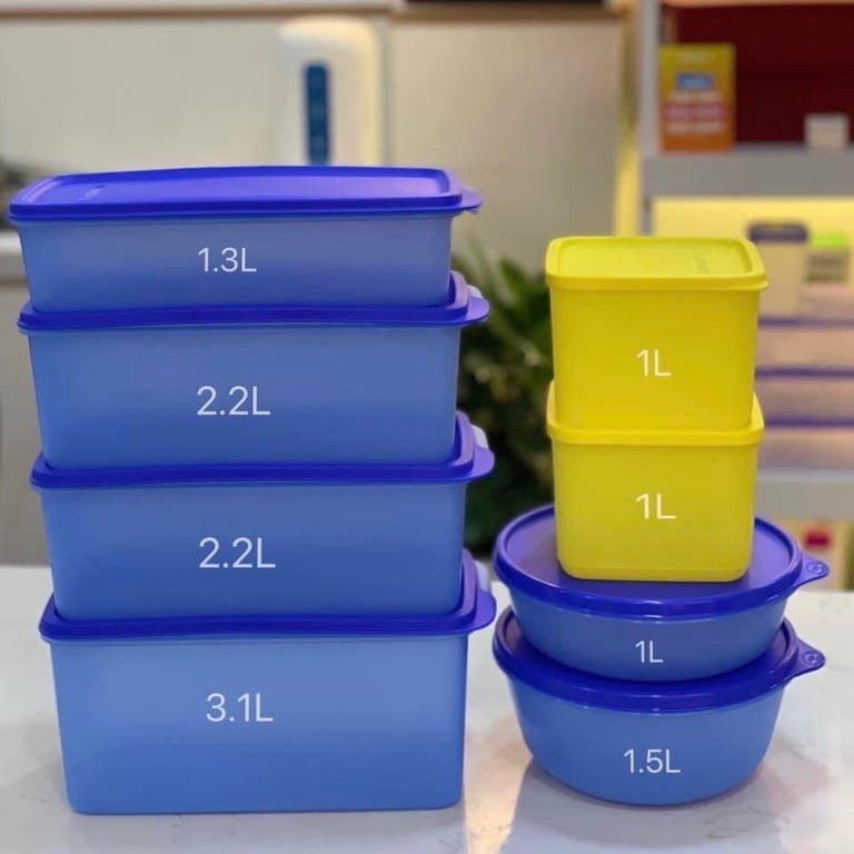 Bộ Trữ Mát Tupperware Modern Fridge Set 8