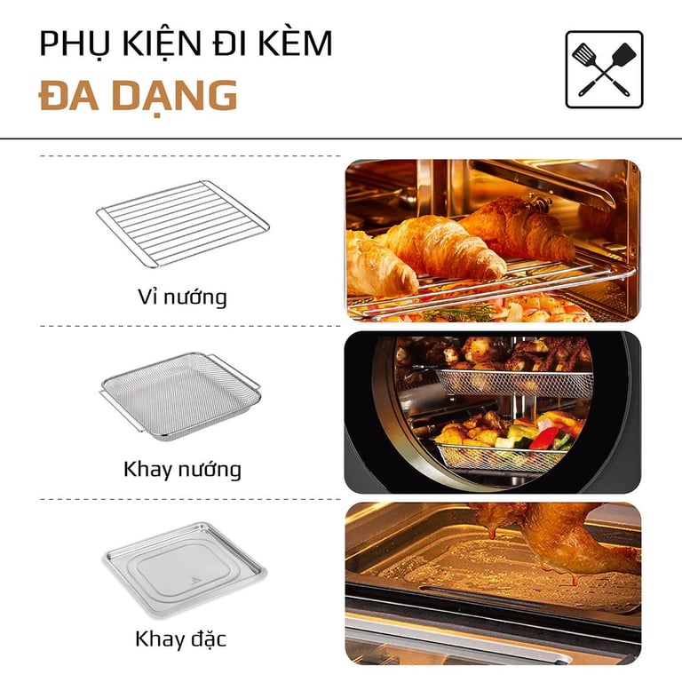 Nồi Chiên Không Dầu OLIVO AF150 - 16 Chức Năng - Dung Tích 15L - Công Suất 2500W