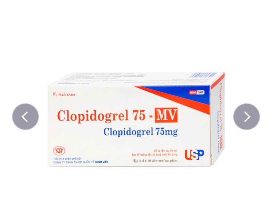 Clopidogrel 75 usp h/30v