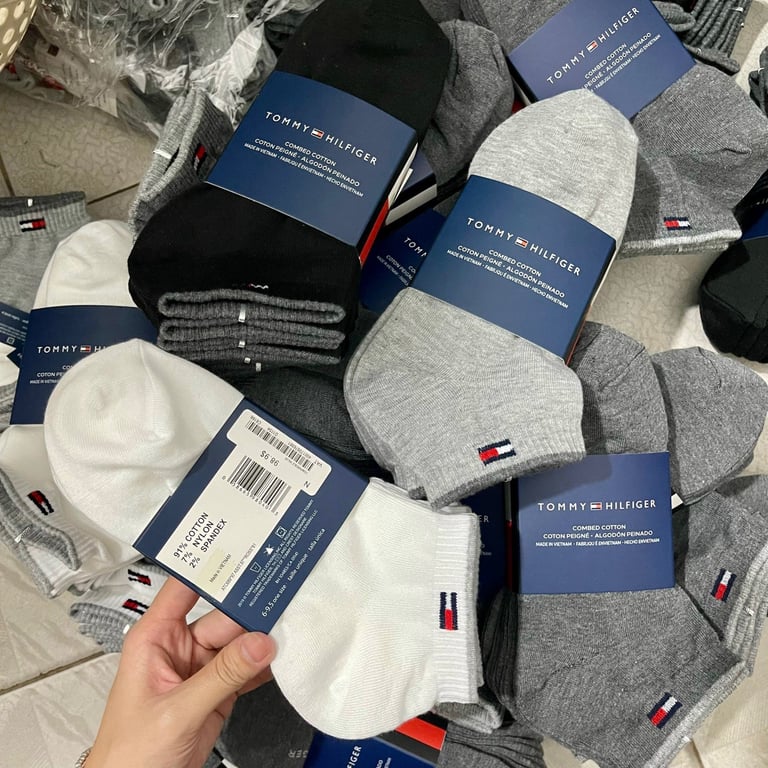 set 5 đôi Tất TOM.MY HIL.FIGER Hàng Xuất Dư Hãng