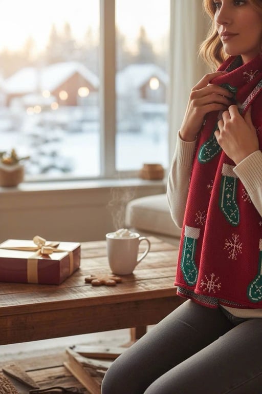 Khăn Quàng Cổ Nezumi Sang, Ấm, Chuẩn Gu Mùa Đông 🎄