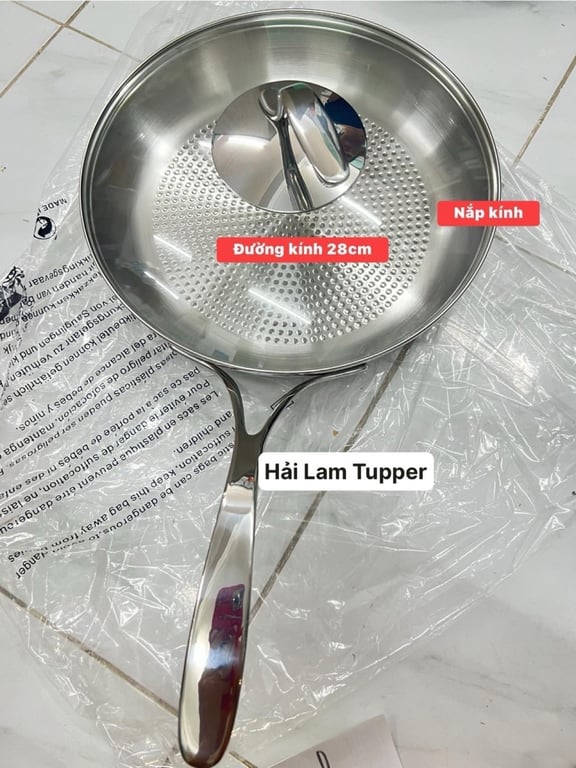 Chảo 5 lớp xịn xò nhà Tup mastro frypan 28cm