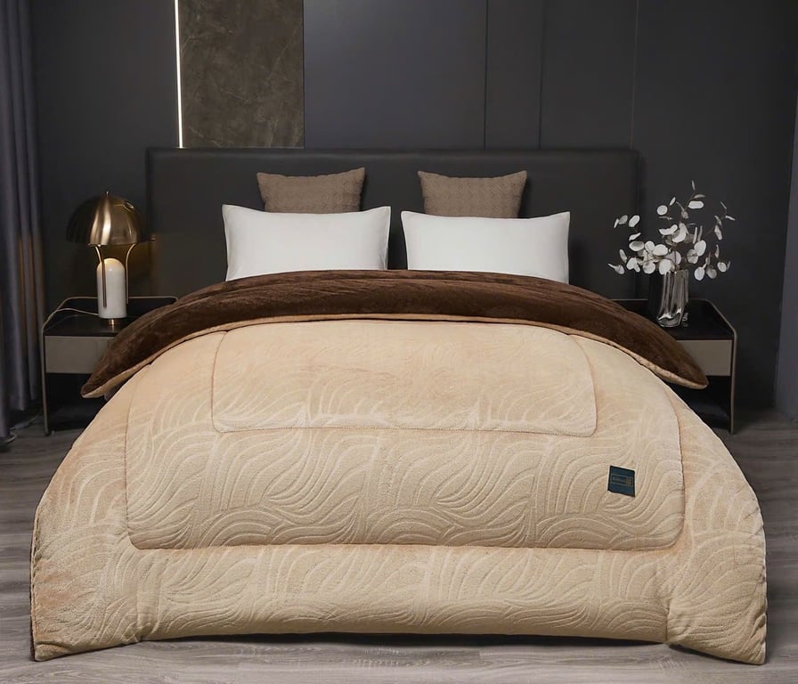 𝗪𝗮𝗿𝗺 𝗪𝗶𝗻𝘁𝗲𝗿 𝗕𝗹𝗮𝗻𝗸𝗲𝘁𝘀 – Chăn lông thỏ nhung tuyết ép vân siêu sang