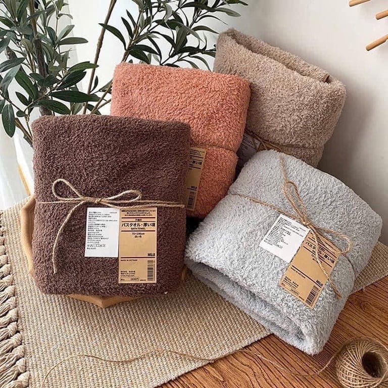 SET 2 KHĂN TẮM THẤM HÚT