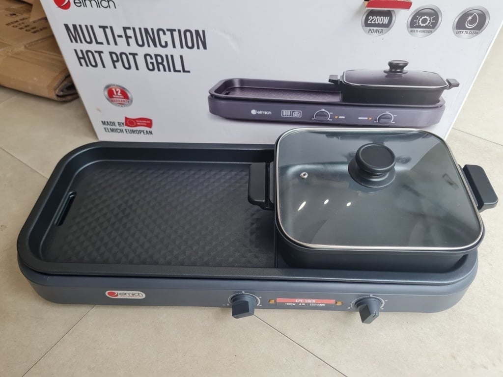 Bếp nướng lẩu đa năng Elmich EDA-0847