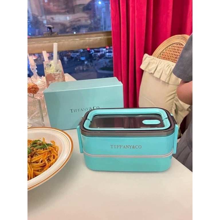 HỘP CƠM 2 TẦNG GIỮ NHIỆT HÃNG TIFFANY&CO