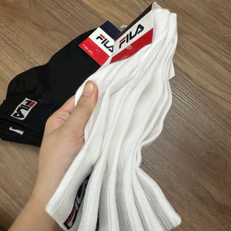 Set 3 đôi  tất Fila dành cho Nam, hàng chính hãng