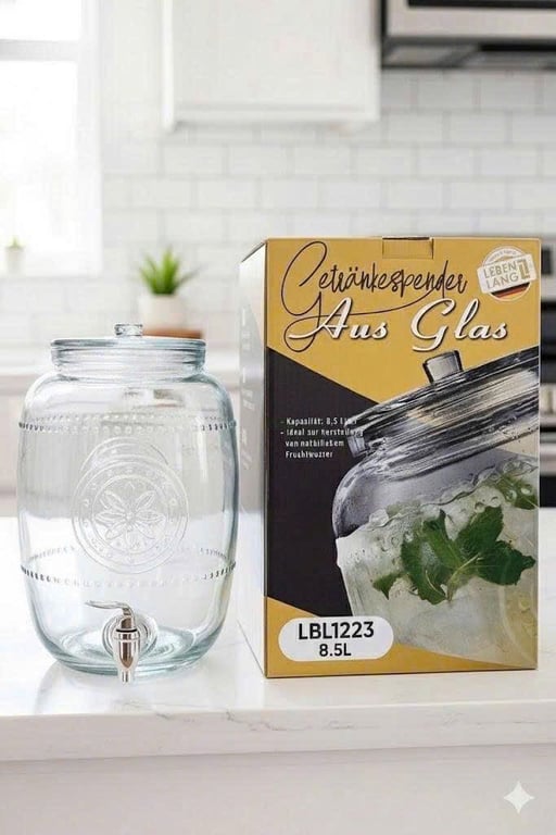 BÌNH THỦY TINH ĐỰNG ĐỒ UỐNG LEBENLANG