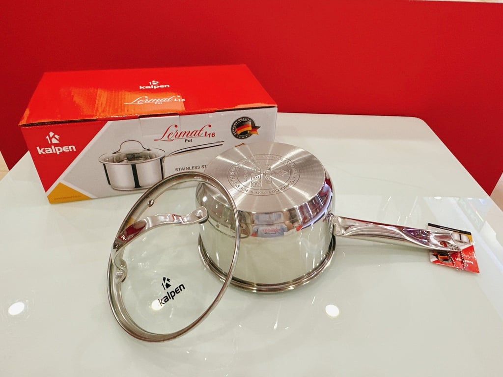QUÁNH INOX 304 CAO CẤP KALPEN LERMAT L16 SIZE 16CM