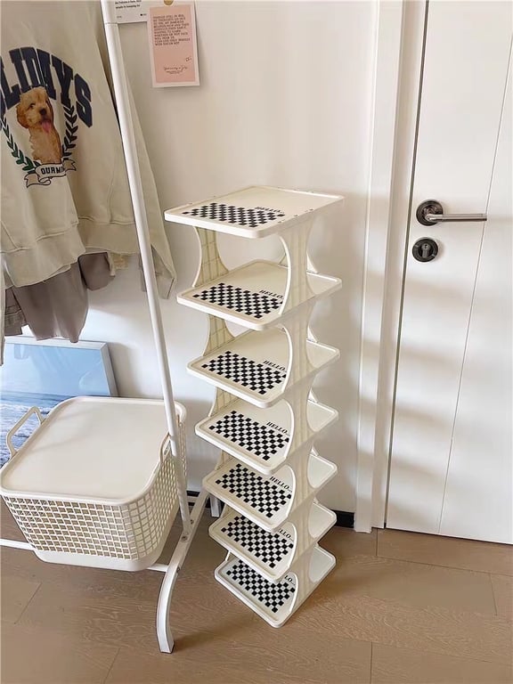 kệ để giày chống bụi 6 tầng decor đẹp - PB166