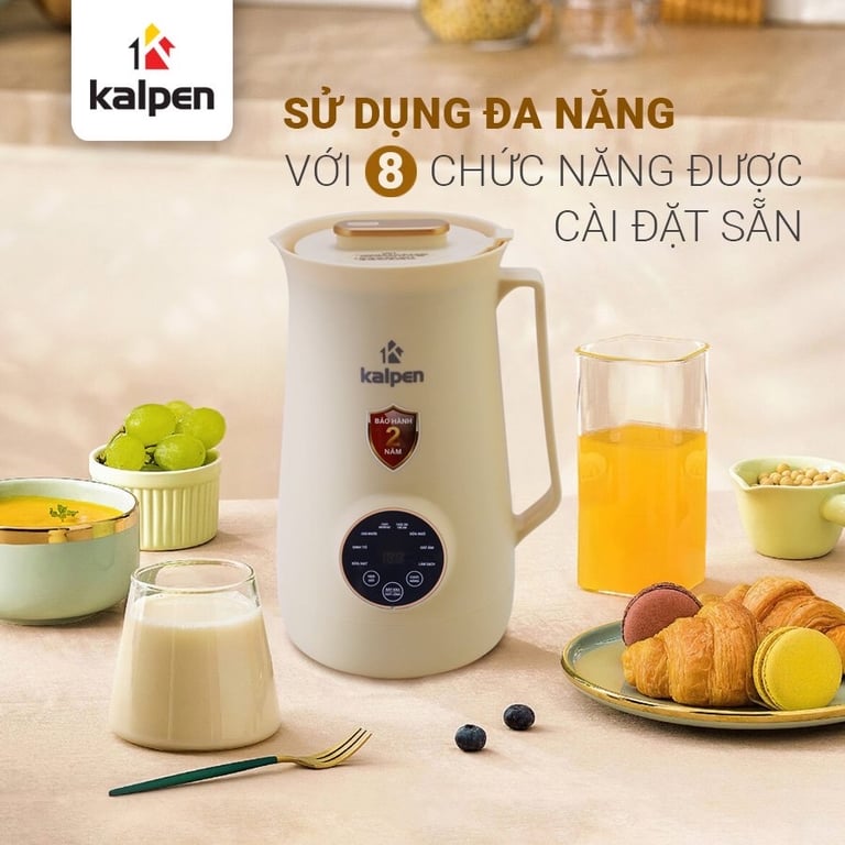 MÁY LÀM SỮA HẠT MINI KALPEN H1 và H2 600ml