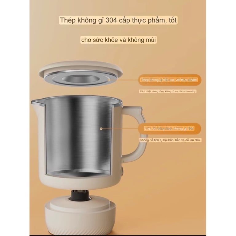 ẤM NƯỚC DI ĐỘNG THÔNG MINH CECON DUNG TÍCH 800ml ❤️