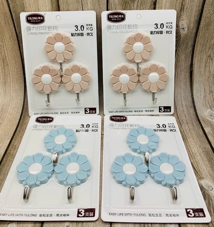 Set 6 móc dán tường