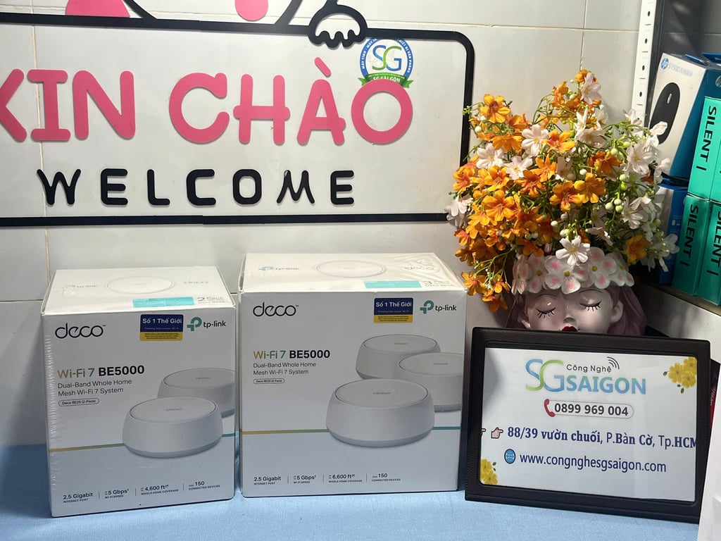 Hệ thống Mesh Wifi 7 BE5000 TP-Link Deco BE25 (3 Pack)