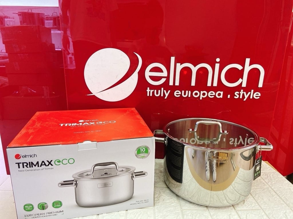 Nồi inox liền khối Elmich Trimax ECO EL-3997 size 28cm