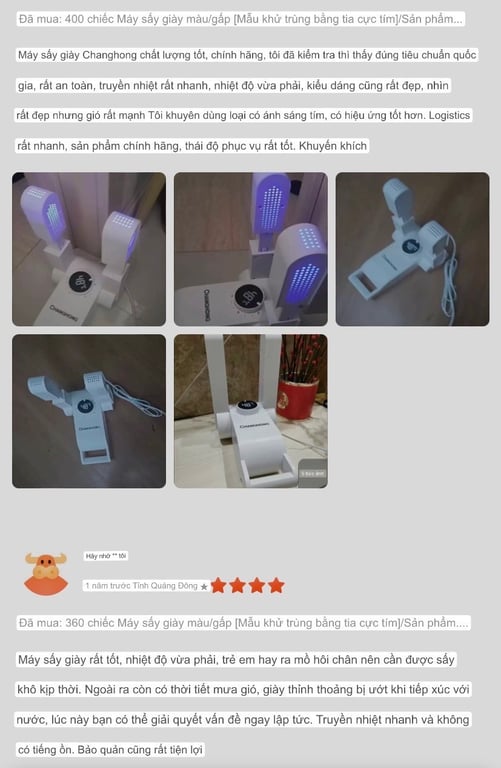 MÁY SẤY GIẦY, TẤT GUYONG CHÍNH HÃNG