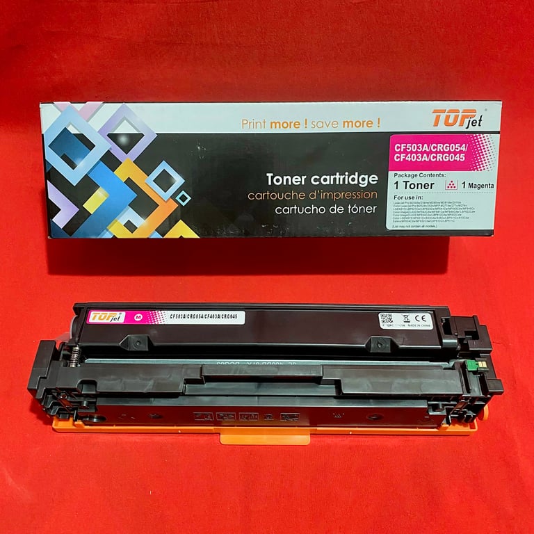 Hộp Mực Màu Hồng Cf403a(Crg045)Cf503a(Crg054)_Topjet