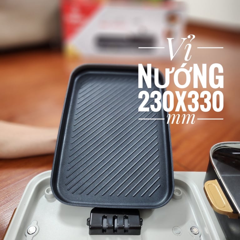 BẾP NƯỚNG LẨU ĐA NĂNG KALPEN PP99 2200W