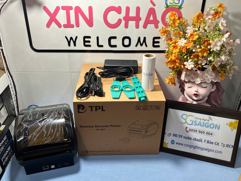 Máy in mã vạch TPL TD-401
