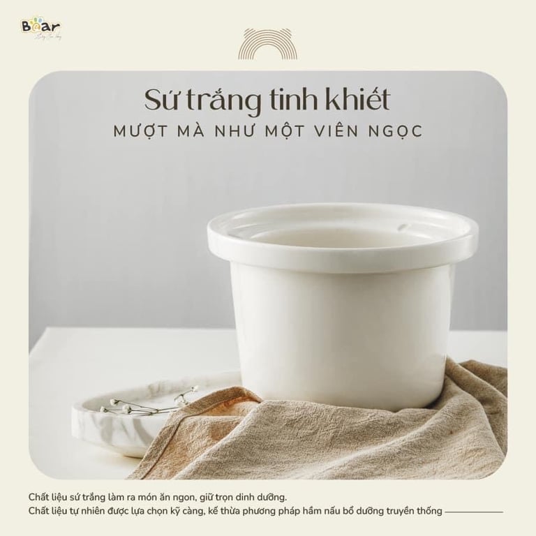 Nồi nấu chậm Bear 1,5L SB-NNC15