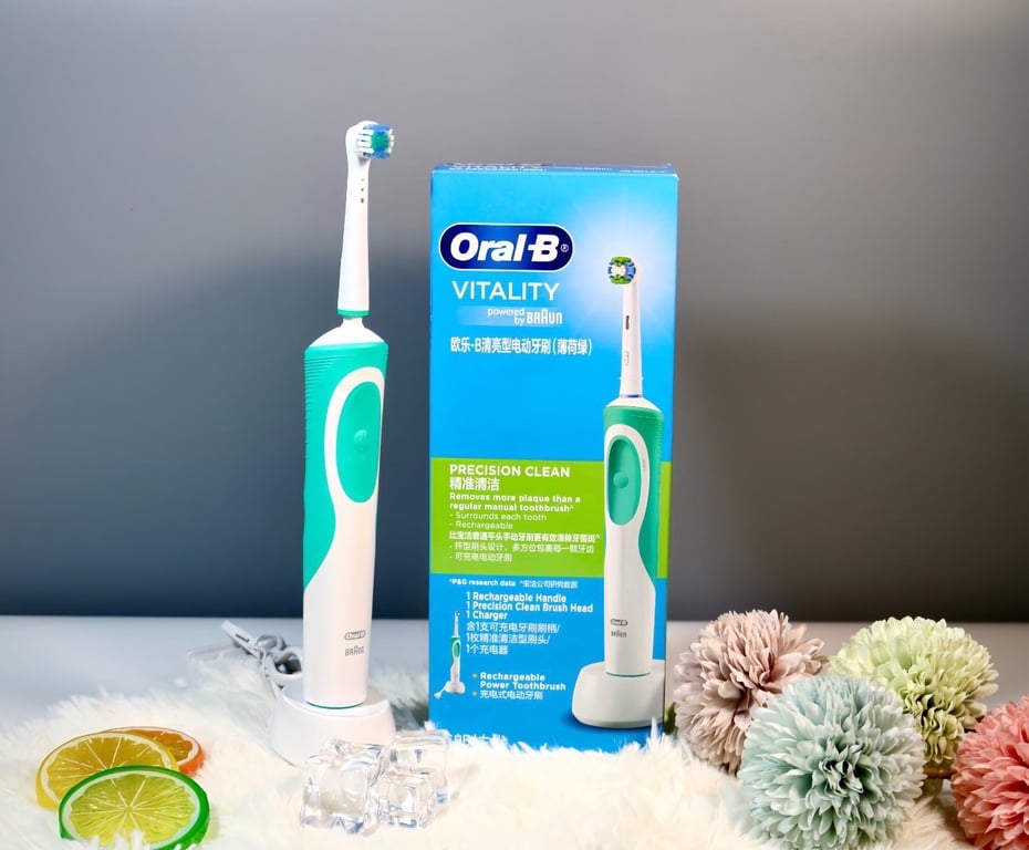 bàn chải điện 𝐎𝐑𝐀𝐋-𝐁 /set 9 món