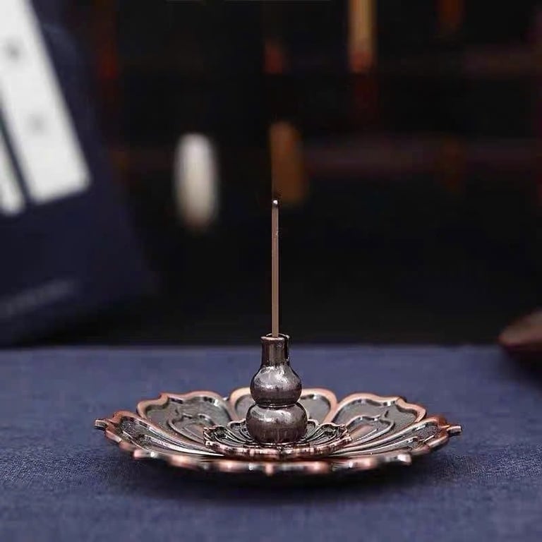 Set 2 đế trầm hoa sen