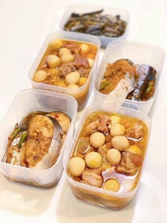 Bộ 6 hộp đông Tupperware Basic Set 650ml