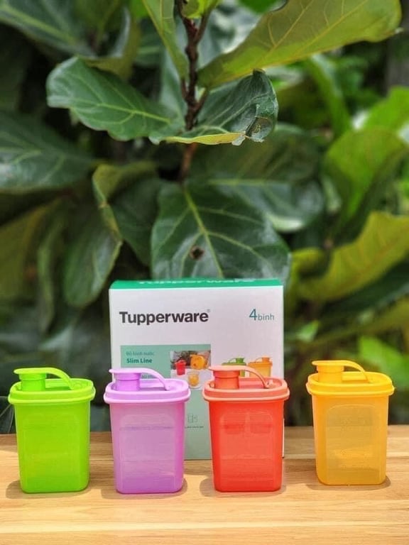 Bộ tứ slim 350ml tupper ware