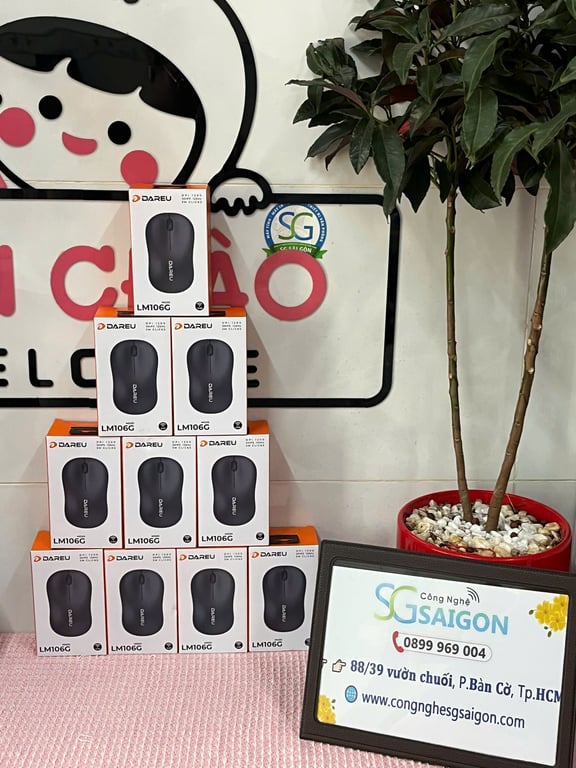 Chuột máy tính không dây DAREU LM106G