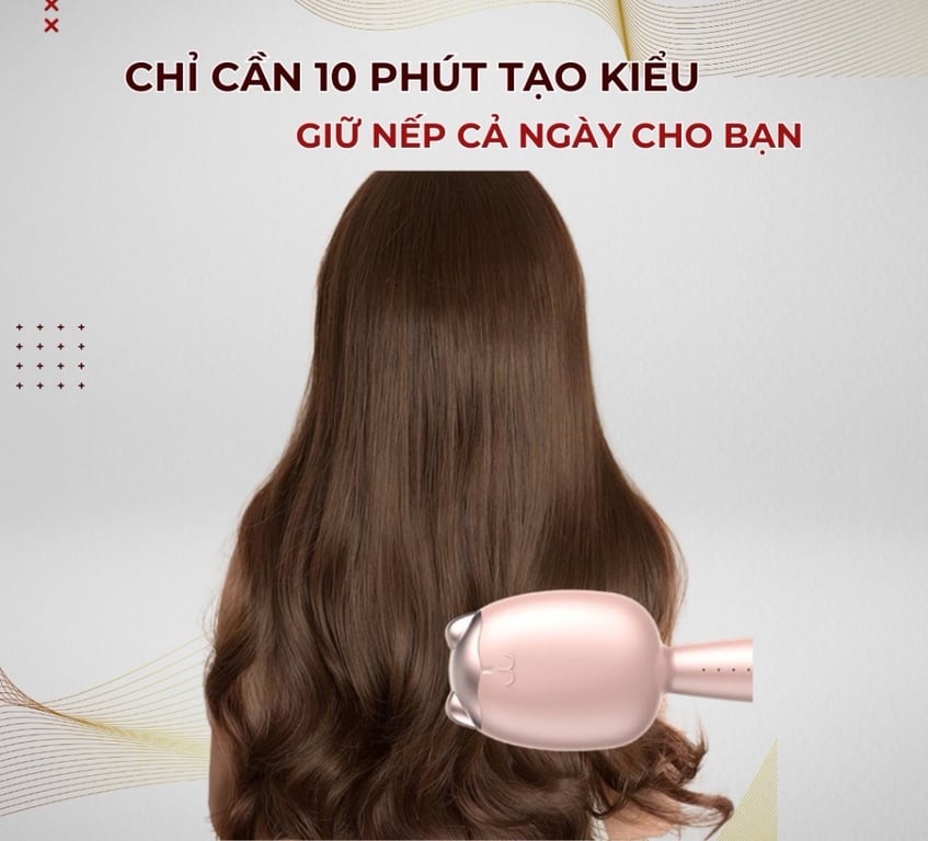 NC102 - MÁY LÀM XOĂN TÓC HIPPIE  Size 32mm