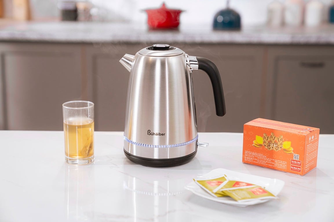 Ấm Siêu Tốc Inox Thế Hệ Mới Bühäiber 1.7L BHB0223