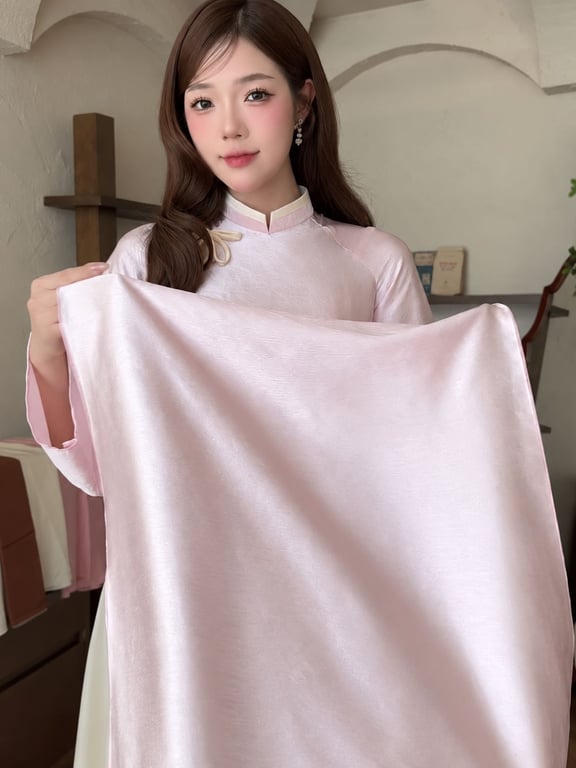 AD Bách Hoa hồng nhạt (S->XXL)
