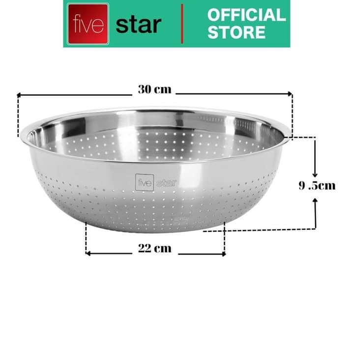 Một chiếc rổ inox five star
