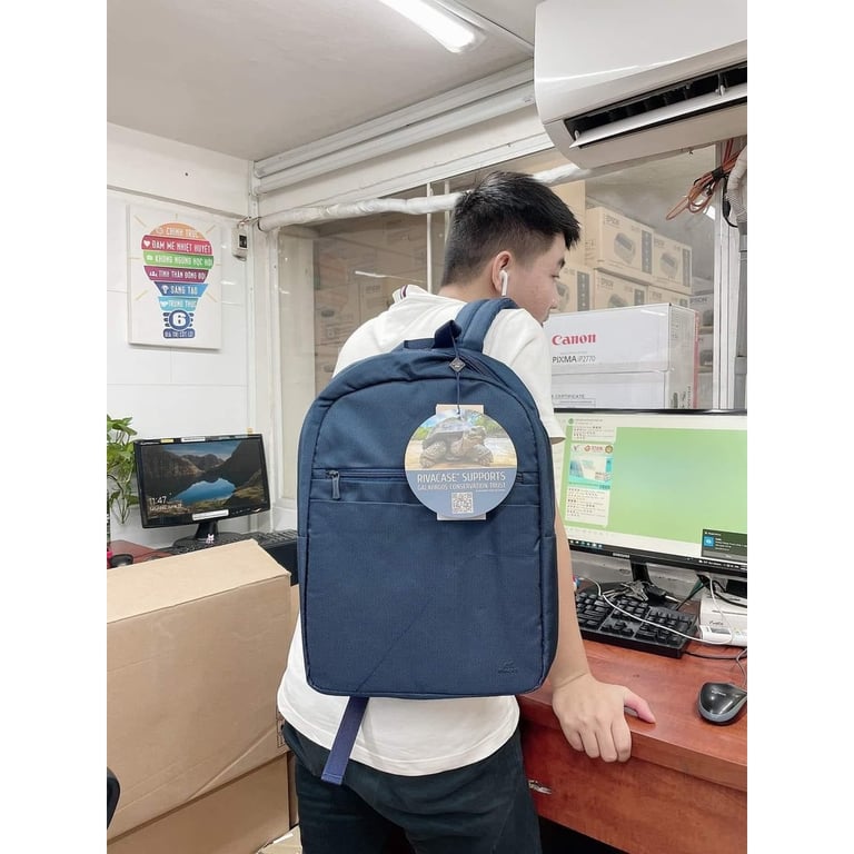 BALO RIVACASE 8065 (MÀU XANH)