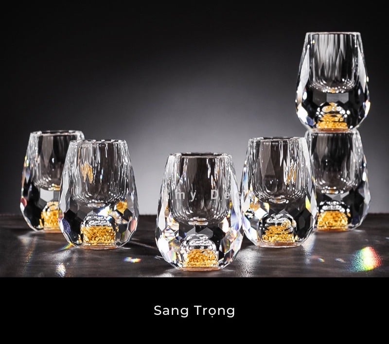 ‼️ "Set ly uống rượu sang chảnh