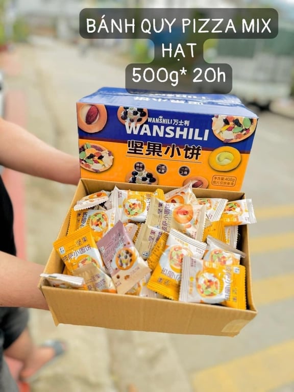 Bánh quy “pizza” mix hạt #MC46