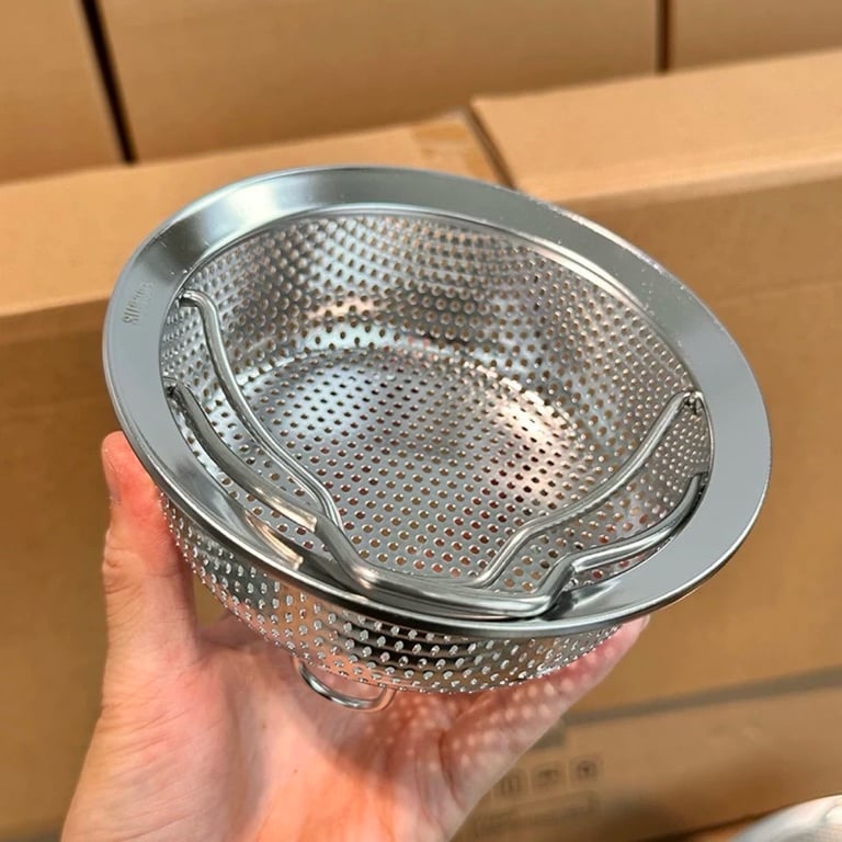 RỔ HẤP INOX 304 CÓ QUAI size 22-24