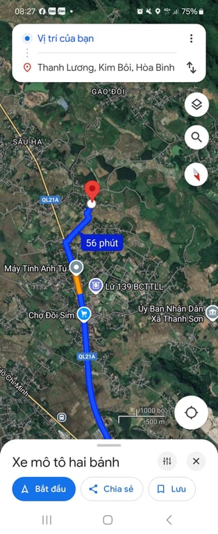 Đất Thanh Cao, Lương Sơn, Hoà Bình 154m2 full thổ cư.