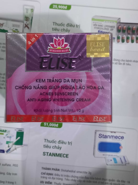 Kem elise 10g tái tạo/nám/tàn nhang/mụn