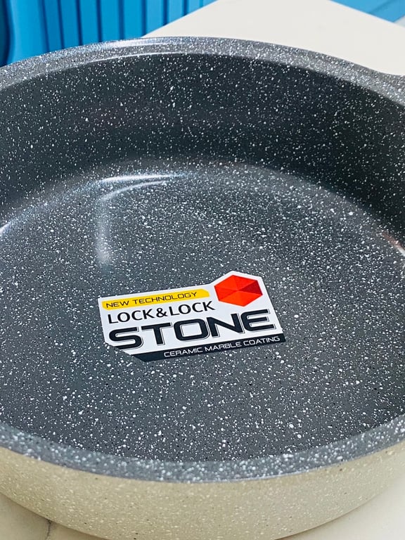 NỒI ĐÁ 7 LỚP STONE 24cm LOCK & LOCK LCA6242D THÀNH THẤP