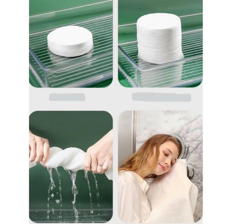 Set 5 khăn tắm nén 70*140